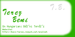 terez beni business card